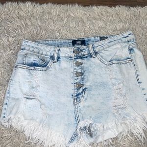 L&M high rise shorts.